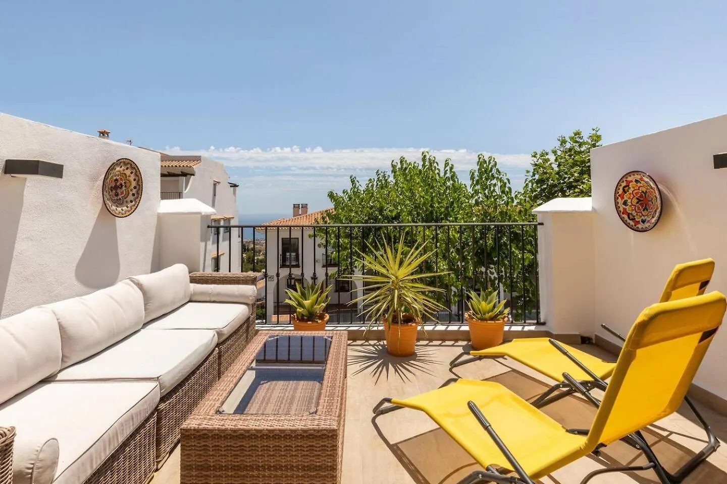 Duplex With Sunny Terrace Located In Mijas Pueblo Villa